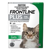 Frontline Plus for Cats - Green 6pk