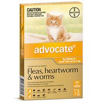 Advocate - Kittens & Small Cats to 4kg - Orange 3pk