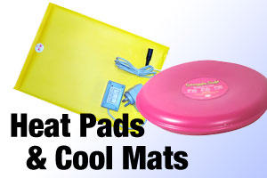 Heat pads and cooling mats