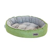 Rogz Oval Cuddle Pod Cat Bed - Green
