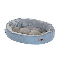 Rogz Oval Cuddle Pod Cat Bed - Grey