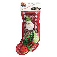 Kitty Play Christmas Cat Toy Stocking 6 pack