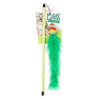 Bliss Cat Wand Feather Mouse