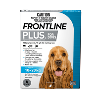 Frontline Plus - Medium Dog 10-20kg - Blue 6pk
