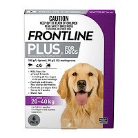 Frontline Plus - Large Dog 20-40kg - Purple 6pk