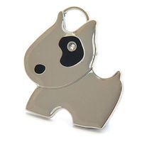 Bull Terrier Silver Dog Tag