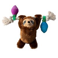 Fringe Studio Christmas Holiday Sloth Dog Toy - Let it Glow
